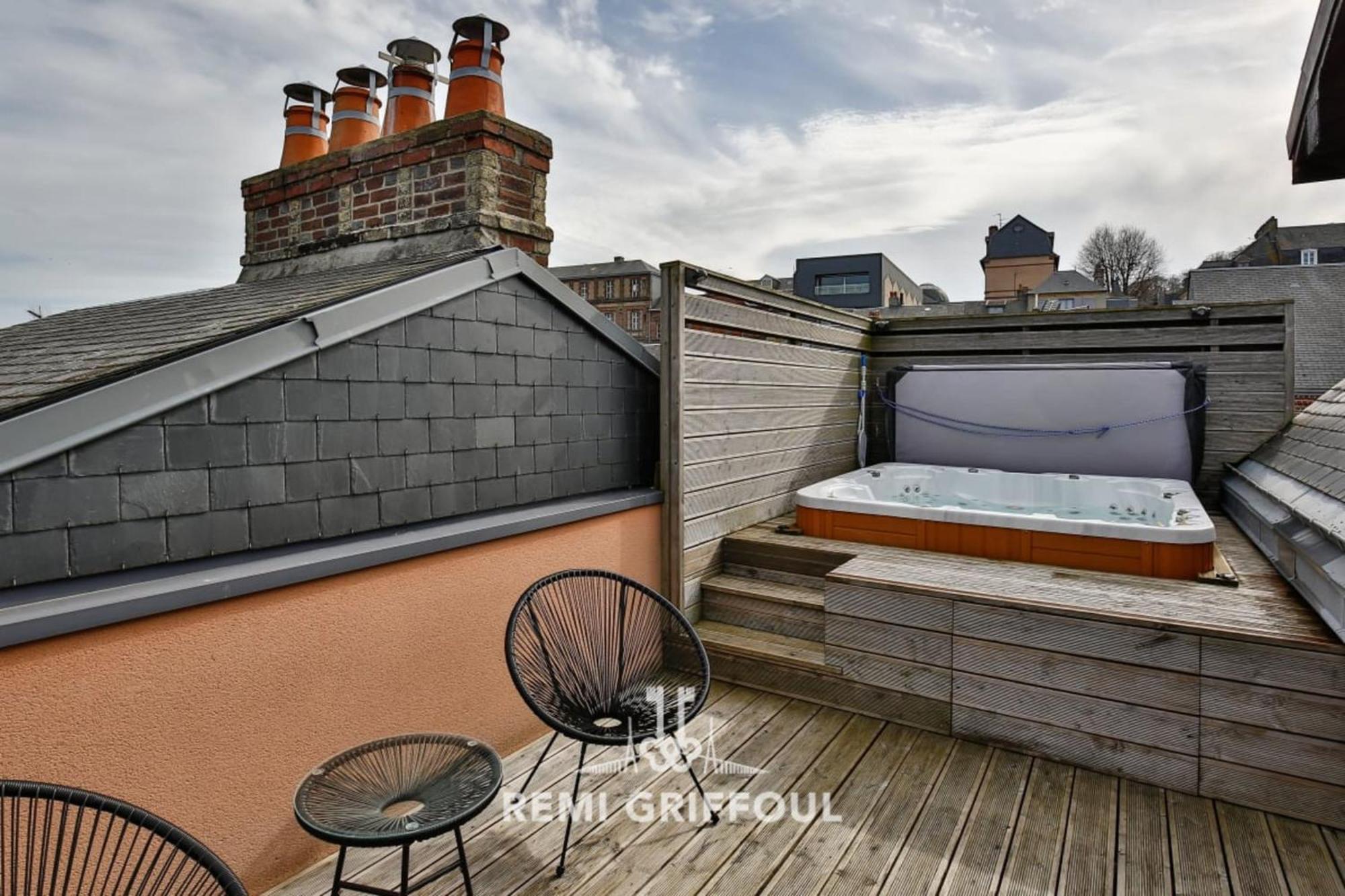 The Cosmopolitan Architect Design Home With Rooftop Jacuzzi 8 Guests Онфлер Екстер'єр фото